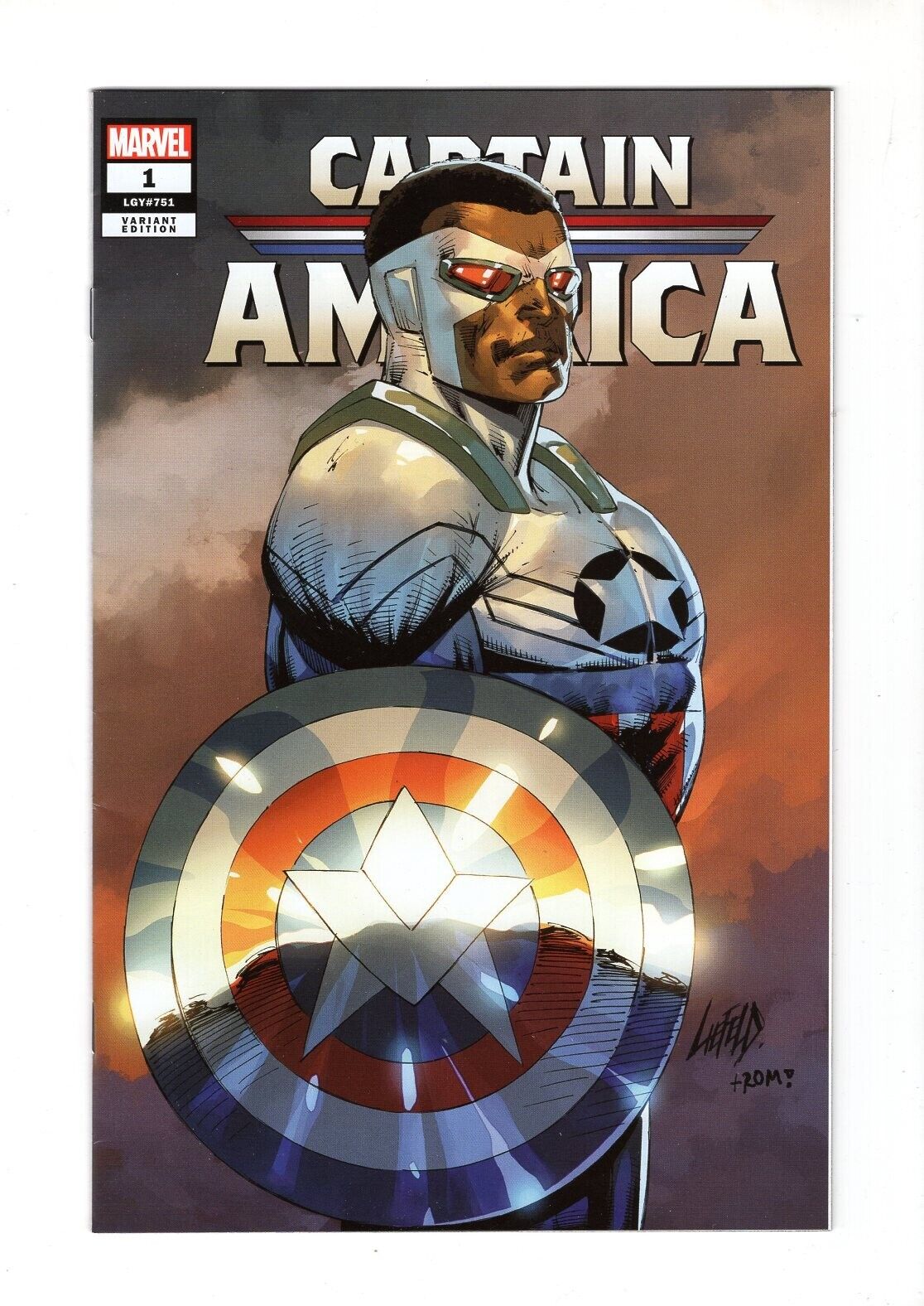 CAPTAIN AMERICA #1 ROB LIEFELD & WHATNOT EXCLUSIVE NYCC TRADE VARIANT NM MARVEL