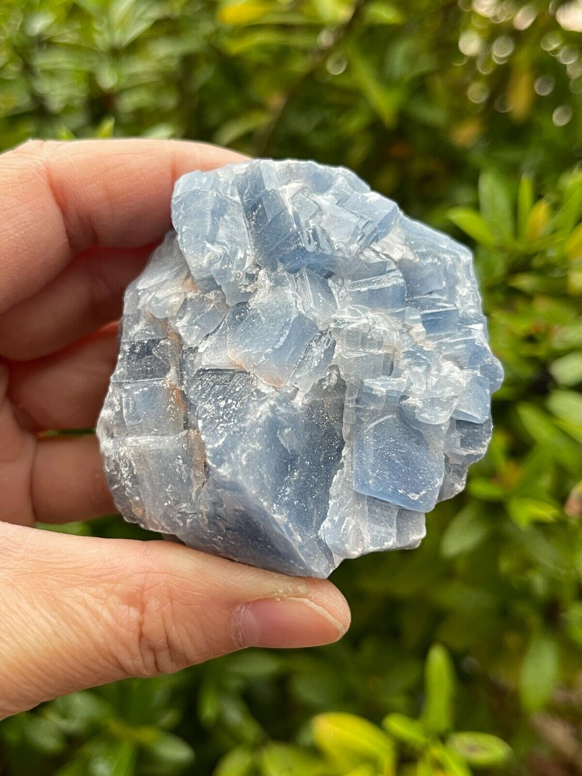 Grade A+ Large Blue Calcite Rough Natural, 2-3\