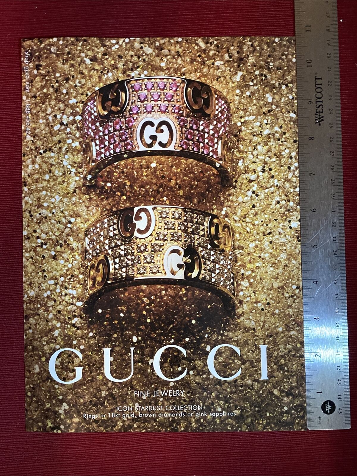 Gucci Icon Stardust Collection Fine Jewelry Print Ad - Great to Frame