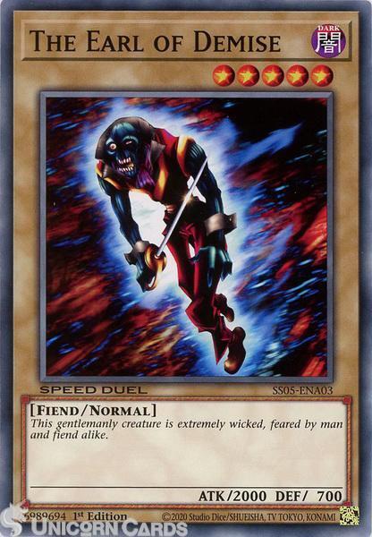 SS05-ENA03 The Earl of Demise Common 1st Edition Mint YuGiOh Card