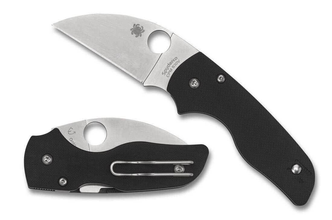 New Spyderco Lil' Native Wharncliffe Black G10 CPM S30V C230GPWC FACTORY SECOND