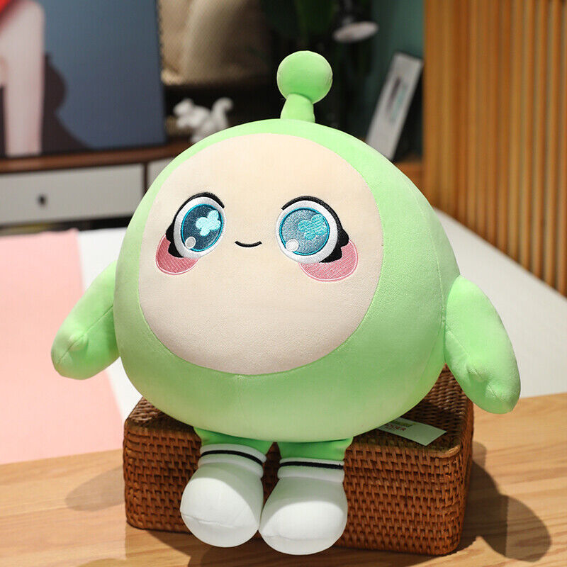 Cartoon Game Egg Party Plush Doll Green Stuffed Toy Pillow Cushion Unisex Gifts
