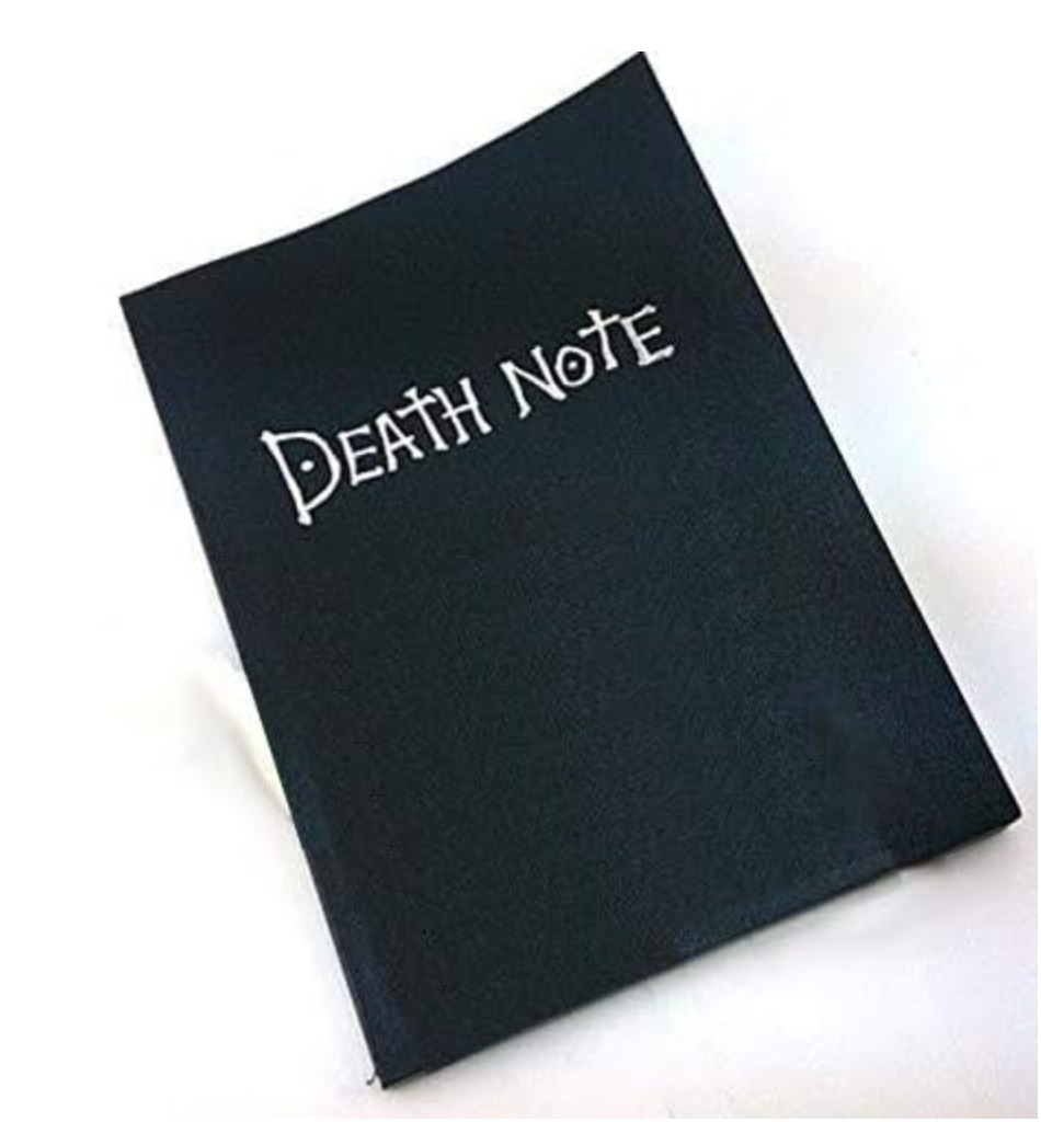 Large format (full size 26cm x 19cm) Death Notebook Book Notebook Large format (