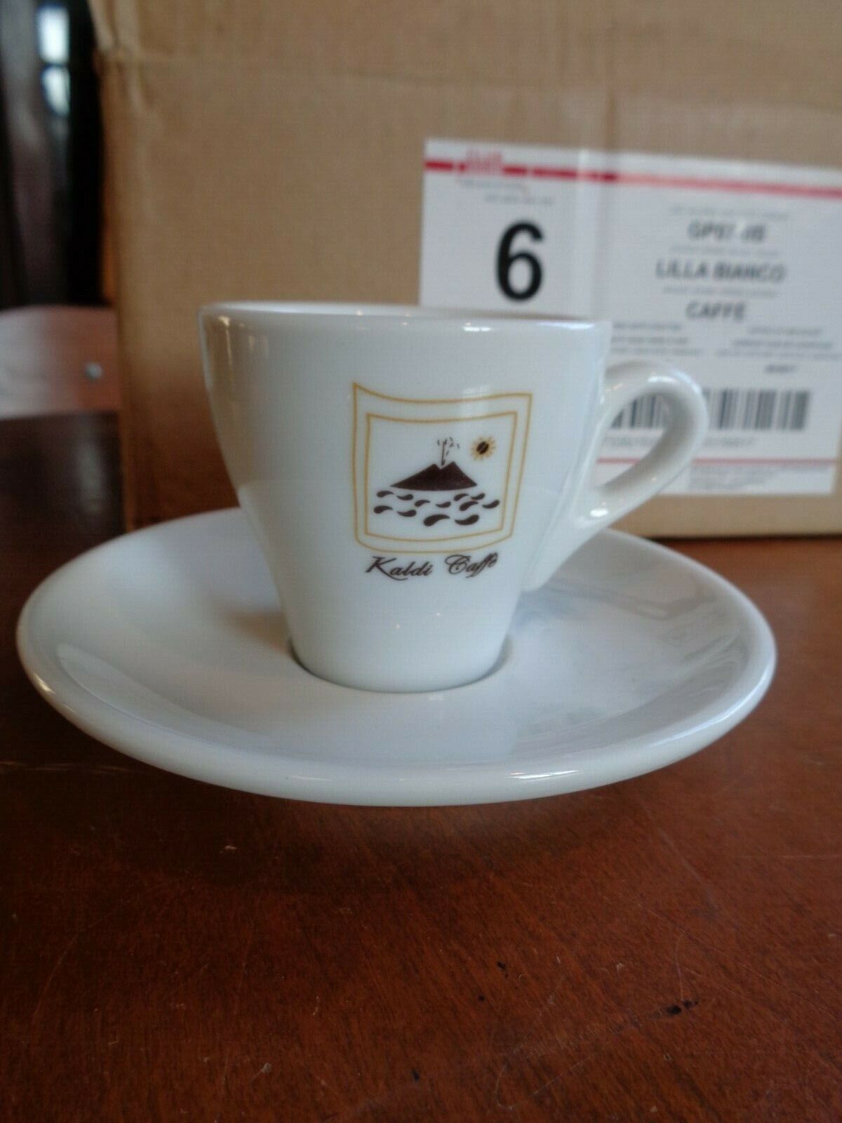 Kaldi Caffe Espresso Mugs(Pack of 6) by Club House