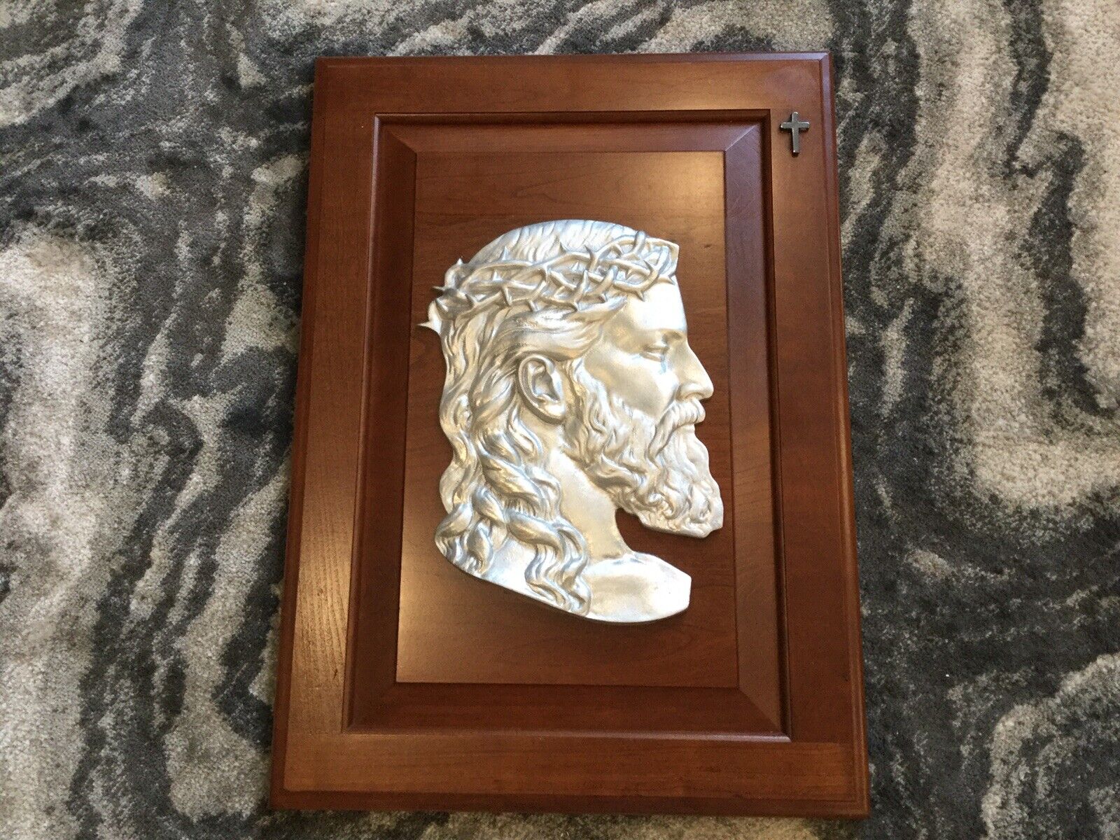 Portrait Of Jesus On Wood Panel