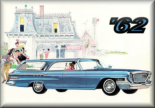 1962 Chrysler Newport Town & Country Wagon, Refrigerator Magnet 42 MIL Thickness