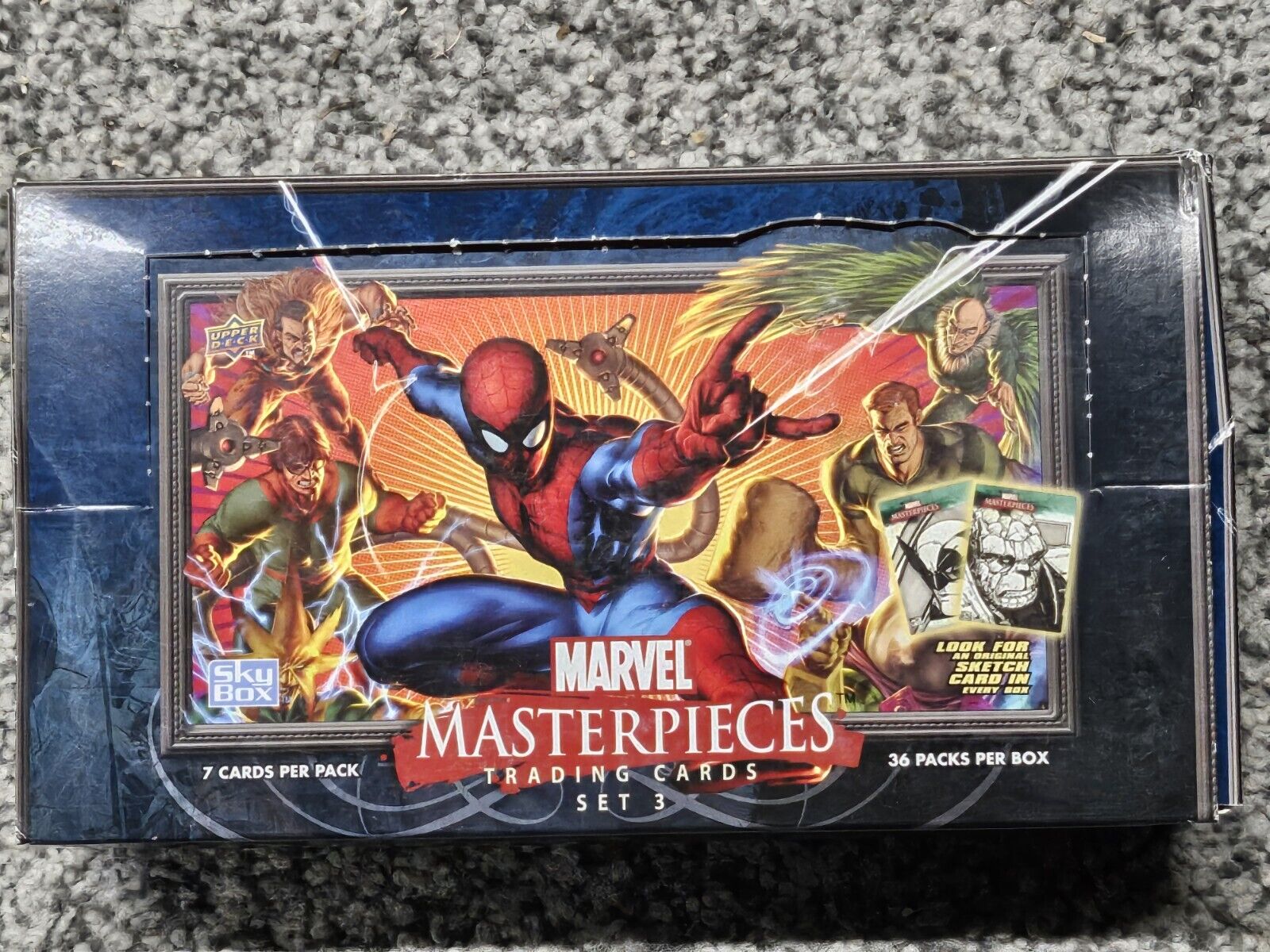 2008 Upper Deck Marvel Masterpieces Trading Cards All (36) Packs Sealed
