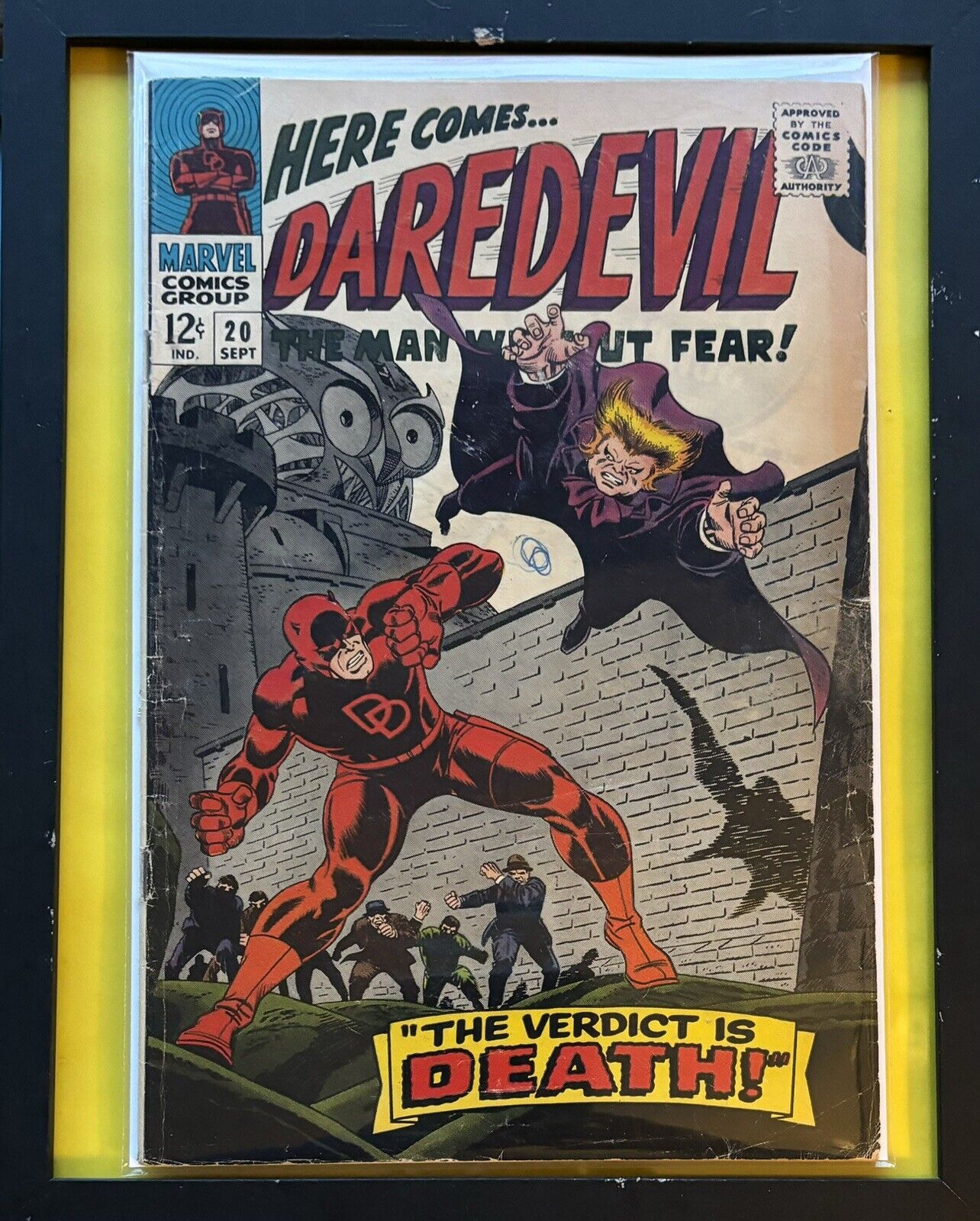 Daredevil #20 Vs The Owl/Stan Lee *KEY*1st*Gene Colan/VG-/3.5/😍