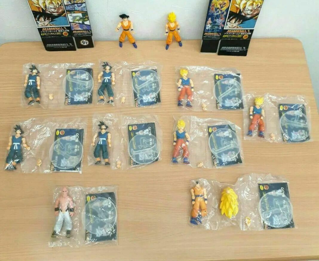 unifive Dragon Ball Z Gokou Goku Daikessen Vol 1 Figures Lot of 11 Super Saiyan