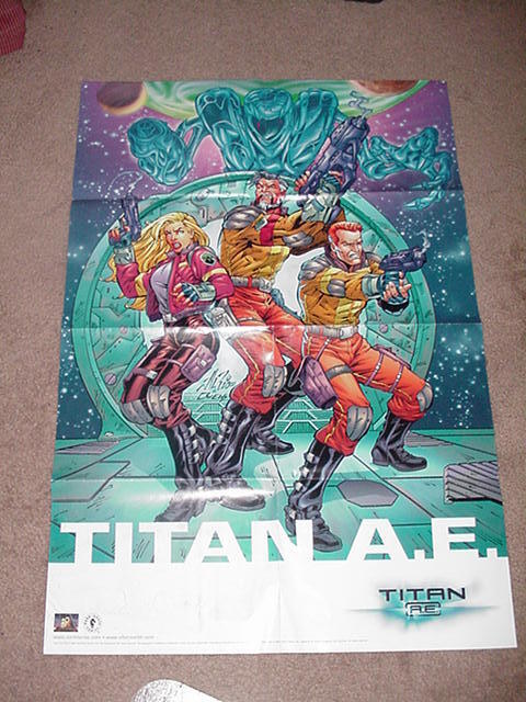 Titan A.E. Animated Movie Poster AE by Al Rio and Andy Owens