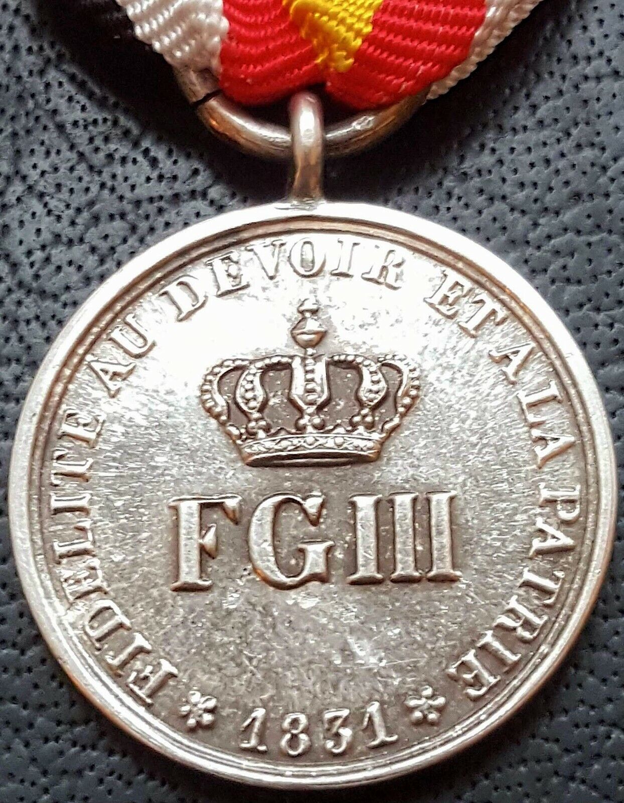 ✚9765✚ German Prussian pre WW1 Neufchâtel Commemorative Medal 1832