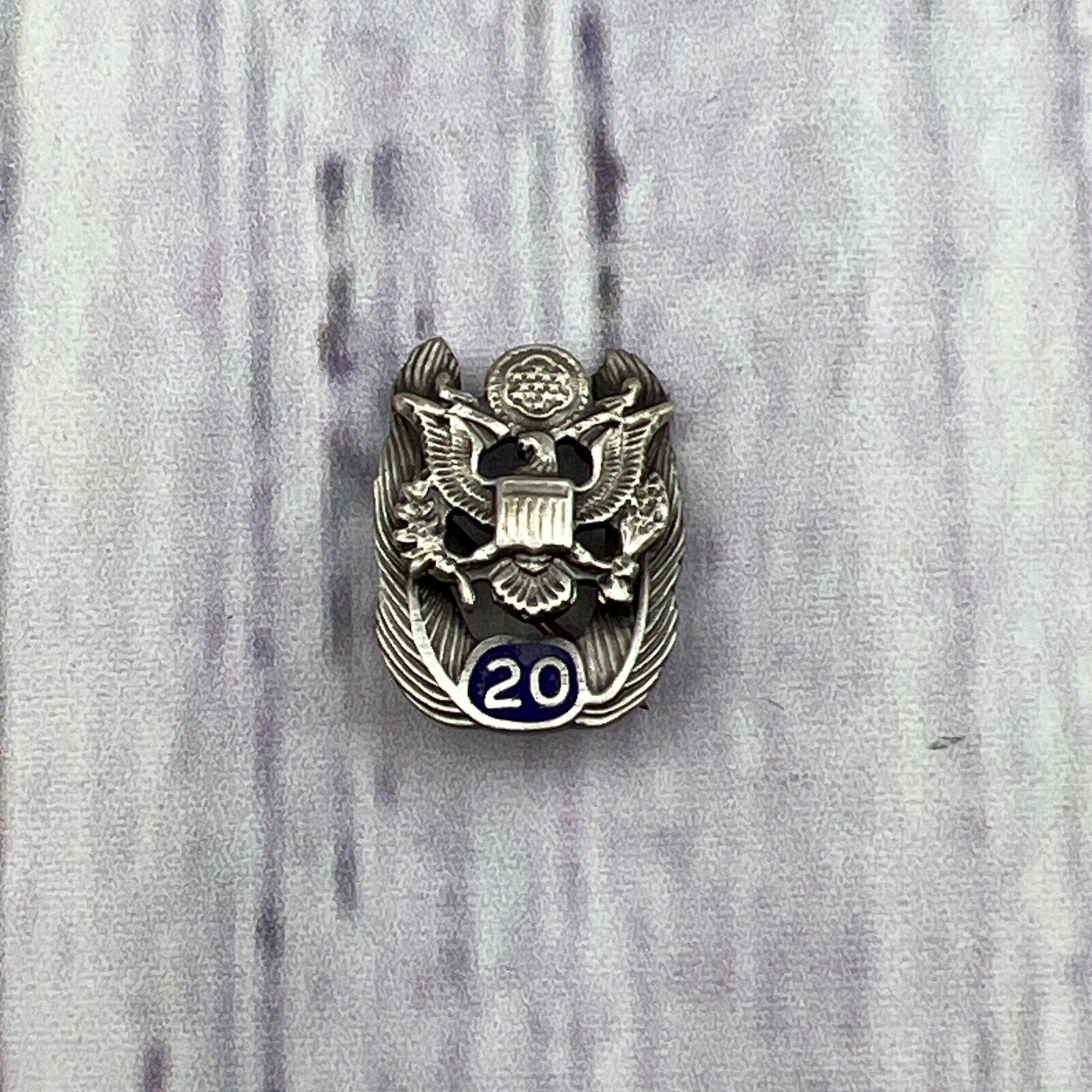 Vintage Pin BSA Boy Scouts 20 Year Pin, Tie Tack