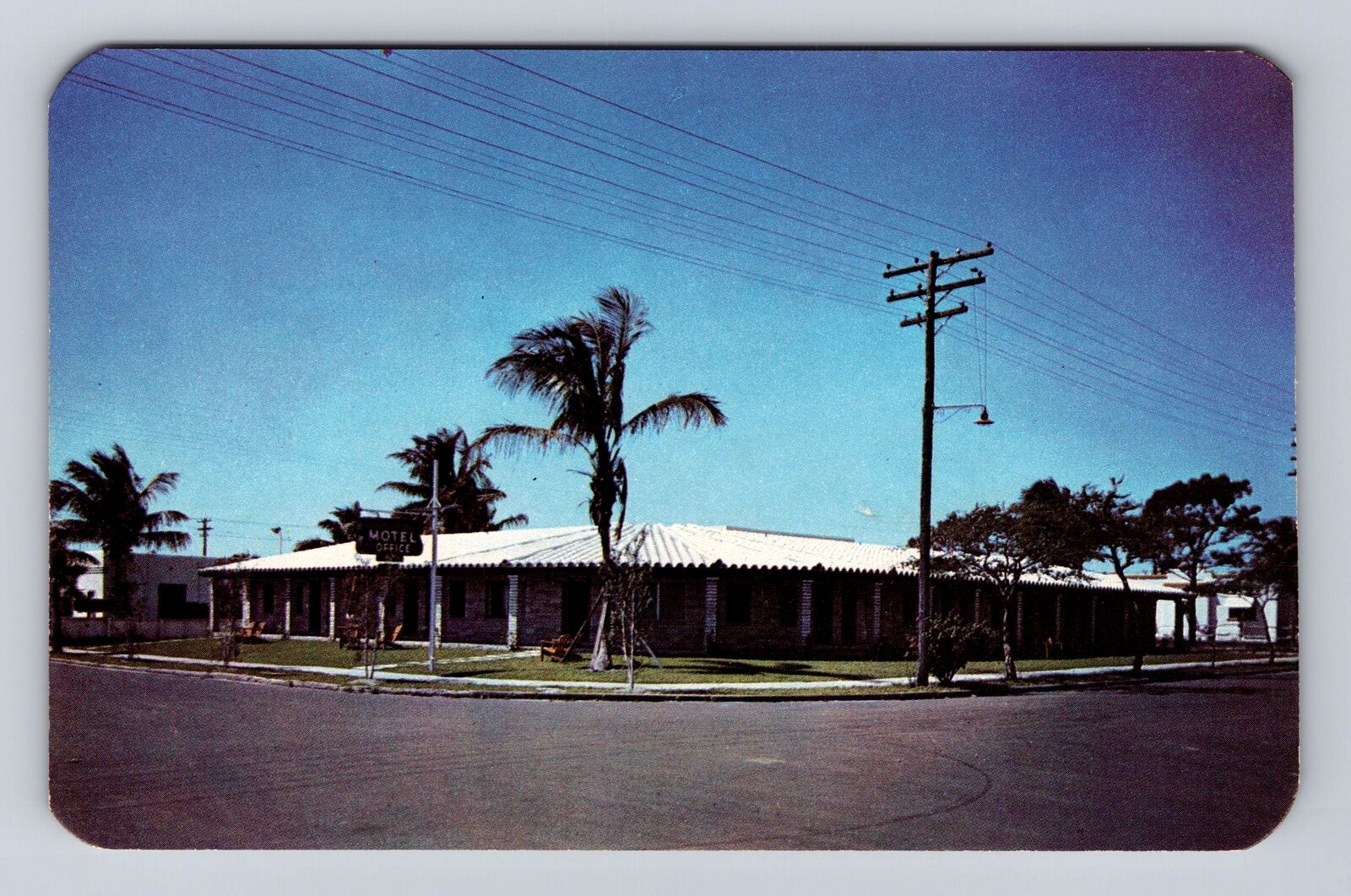 Miami FL-Florida, Rancho Morgan Motel Advertising, Vintage Souvenir Postcard