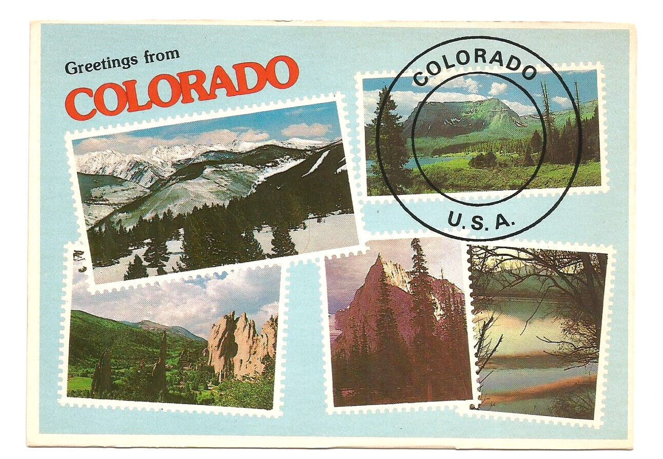 Colorado CO Postcard Souvenir Greeting