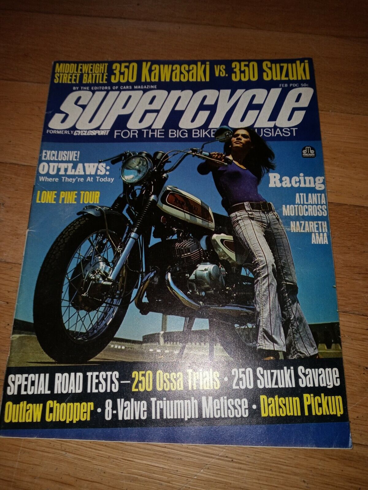 Vintage 1971 - SuperCycle Magazine  February
