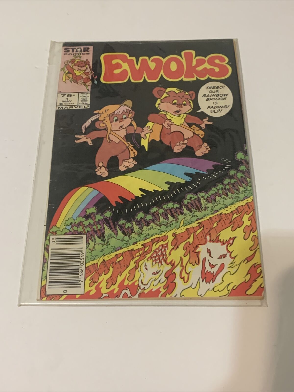 Ewoks #1 Newsstand Key Issue Star Wars Marvel/Star Comics 1985