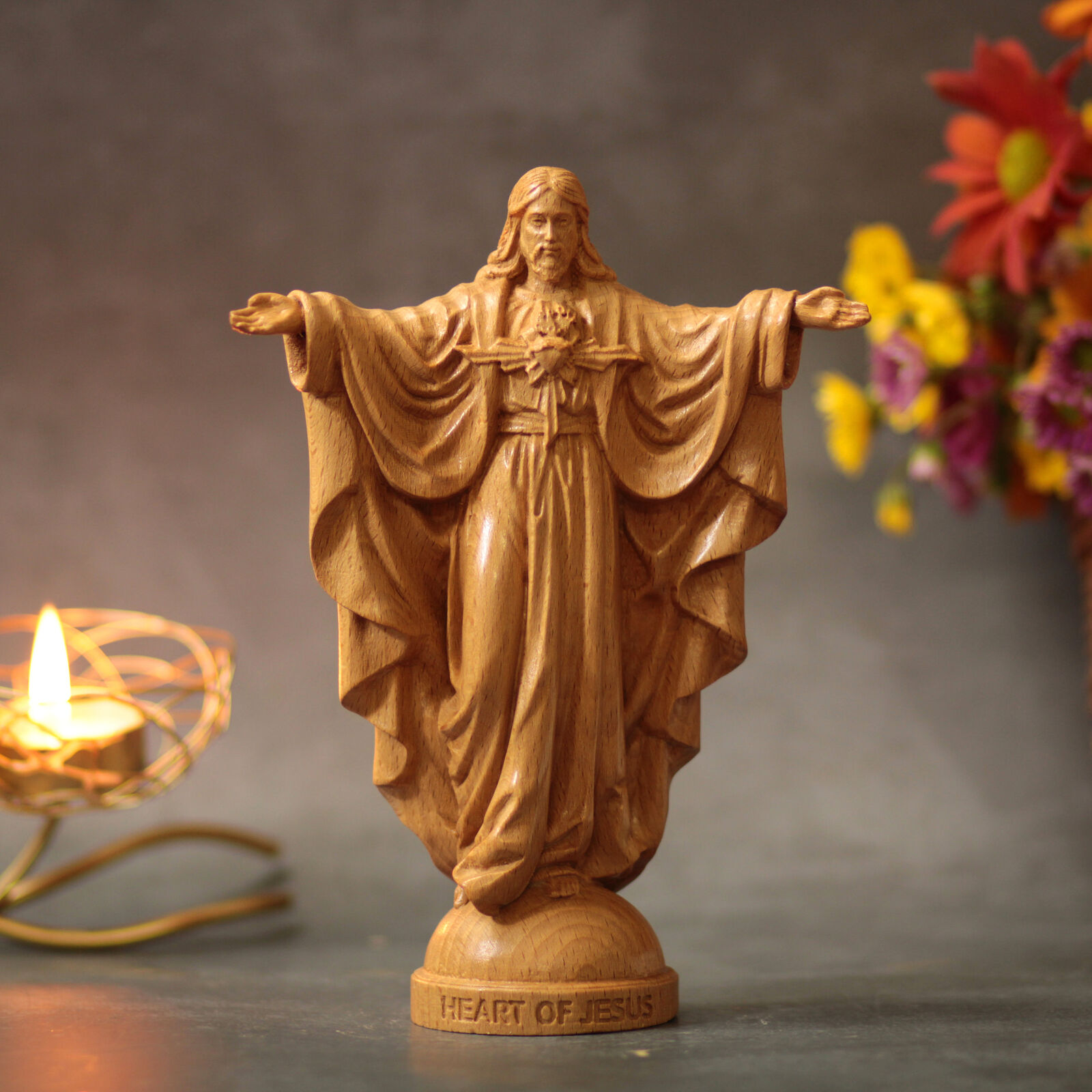 Christ  the  King  Figurine  Sacred  Heart  of  Jesus  Statue 