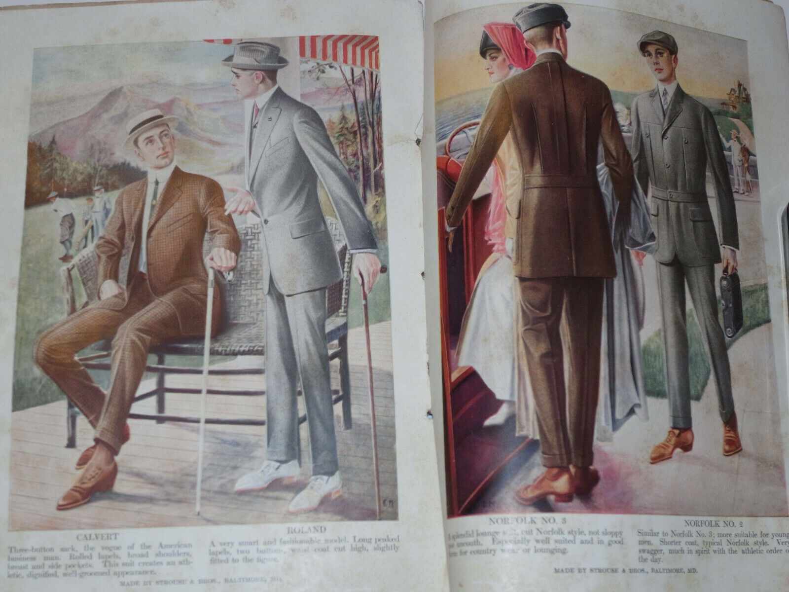 VINTAGE 1913 'RULERS OF THE WORLD' & CLOTHING CATALOG WOODROW WILSON WILHELM +
