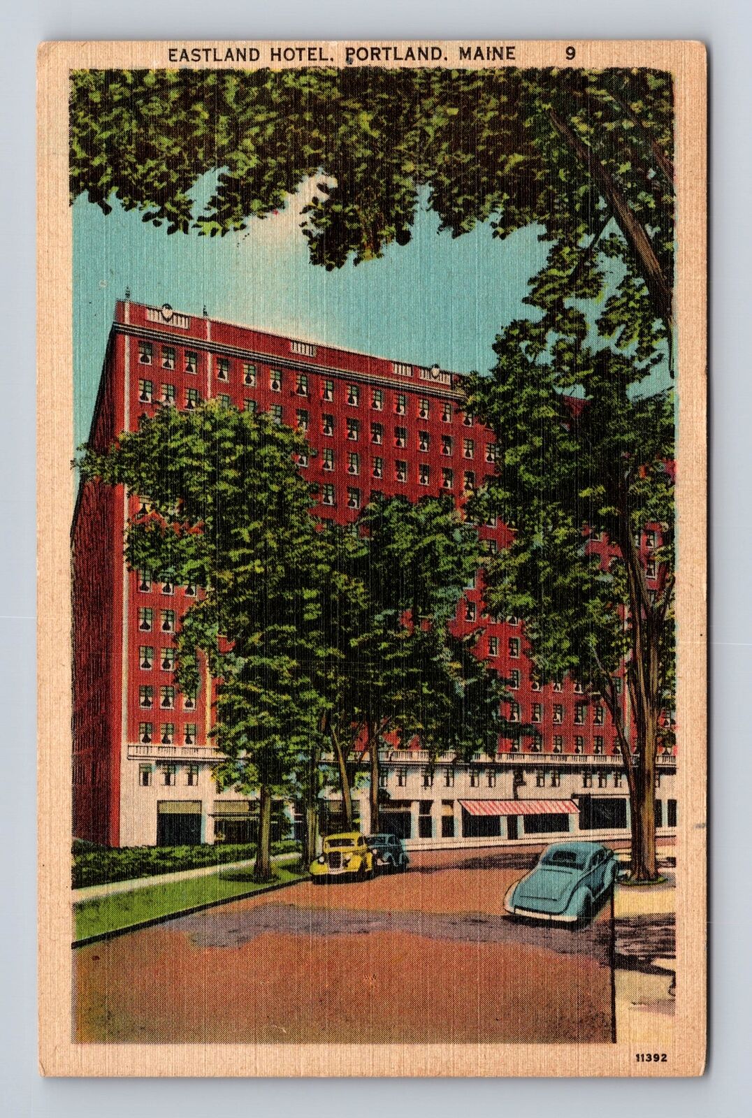 Portland ME-Maine, Eastland Hotel, Advertisement, Antique, Vintage Postcard