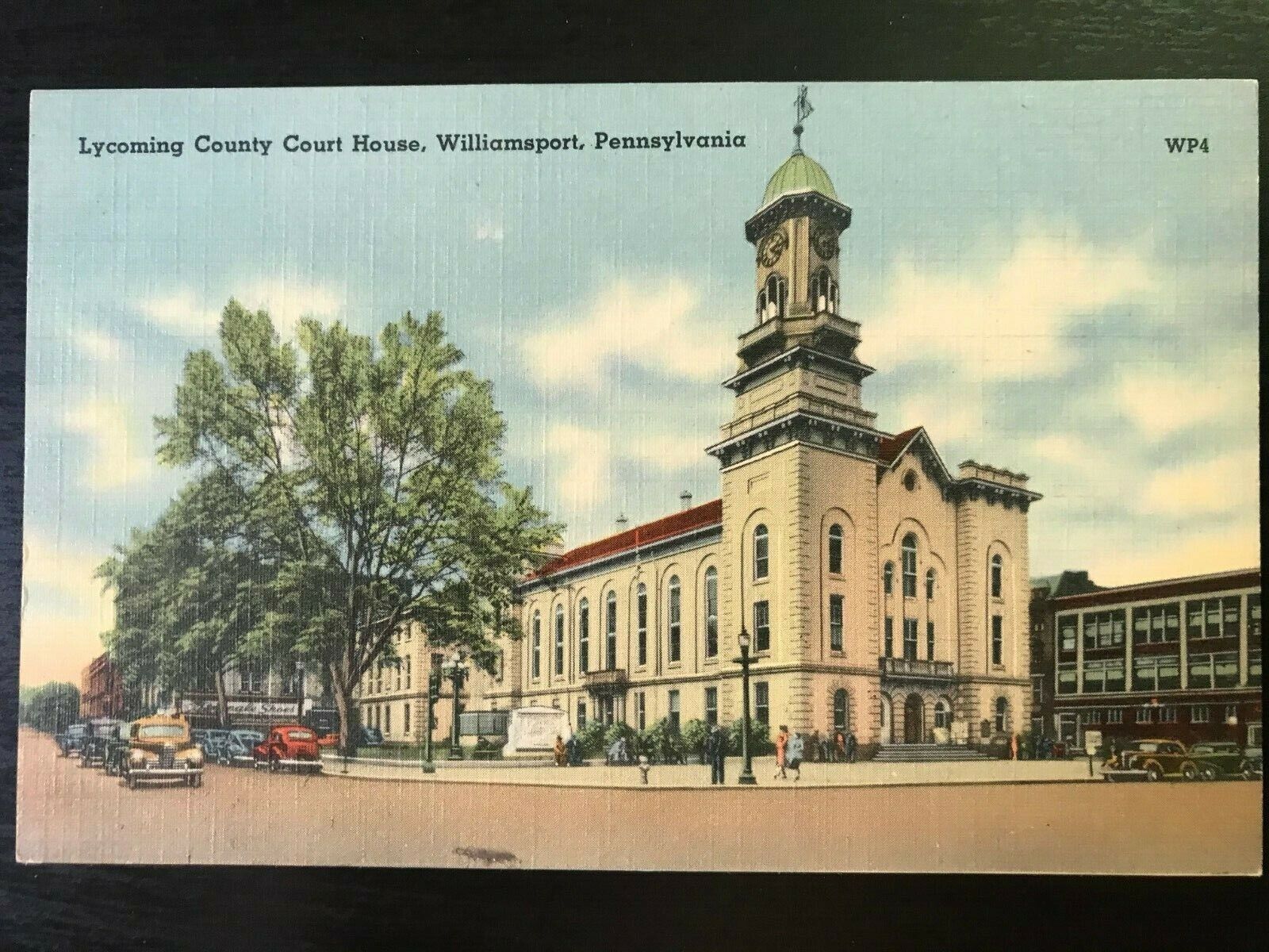 Vintage Postcard 1930-1945 Lycoming County Court House Williamsport Pennsylvania