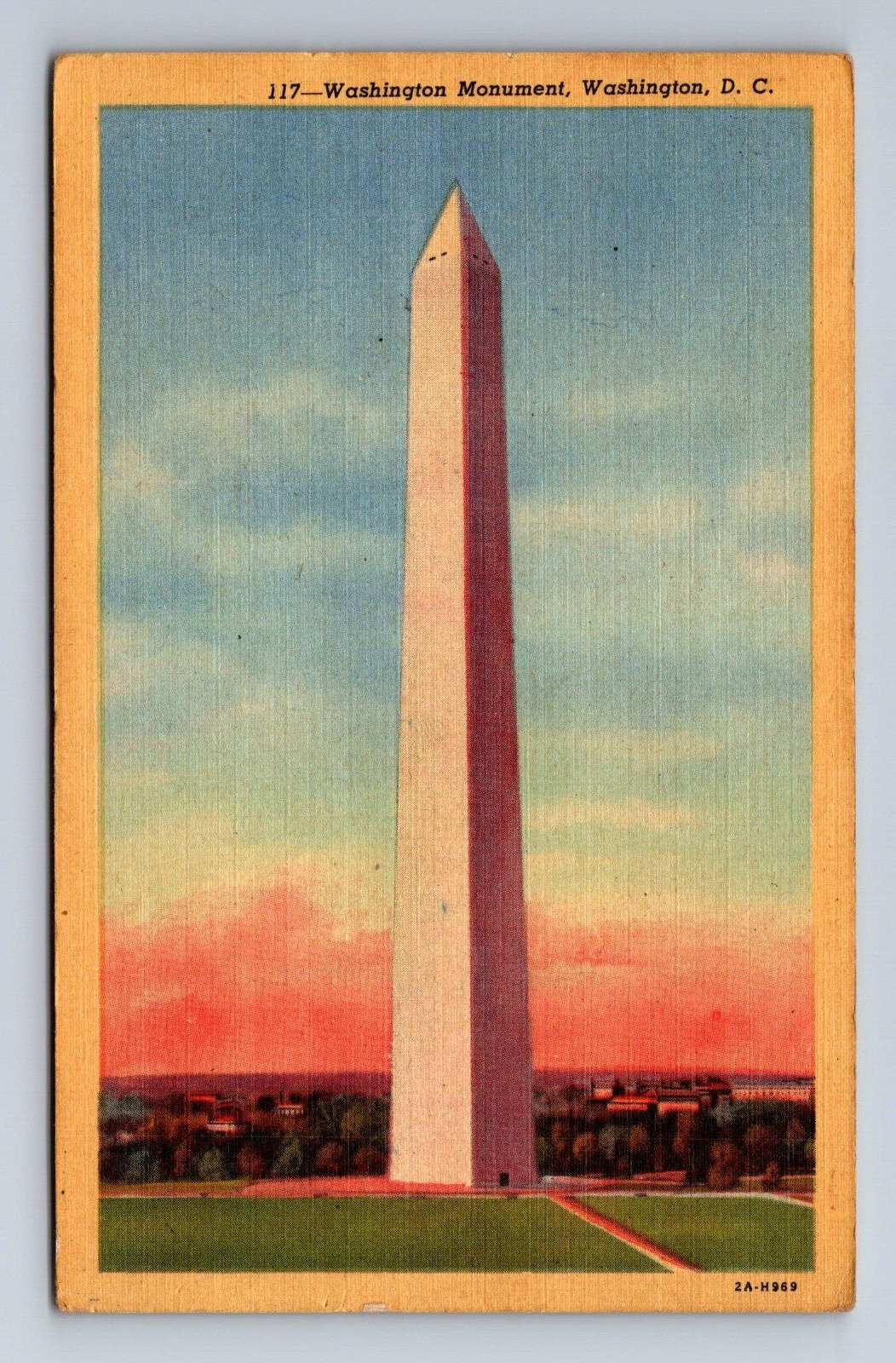 Washington Monument Washington D.C. Postcard