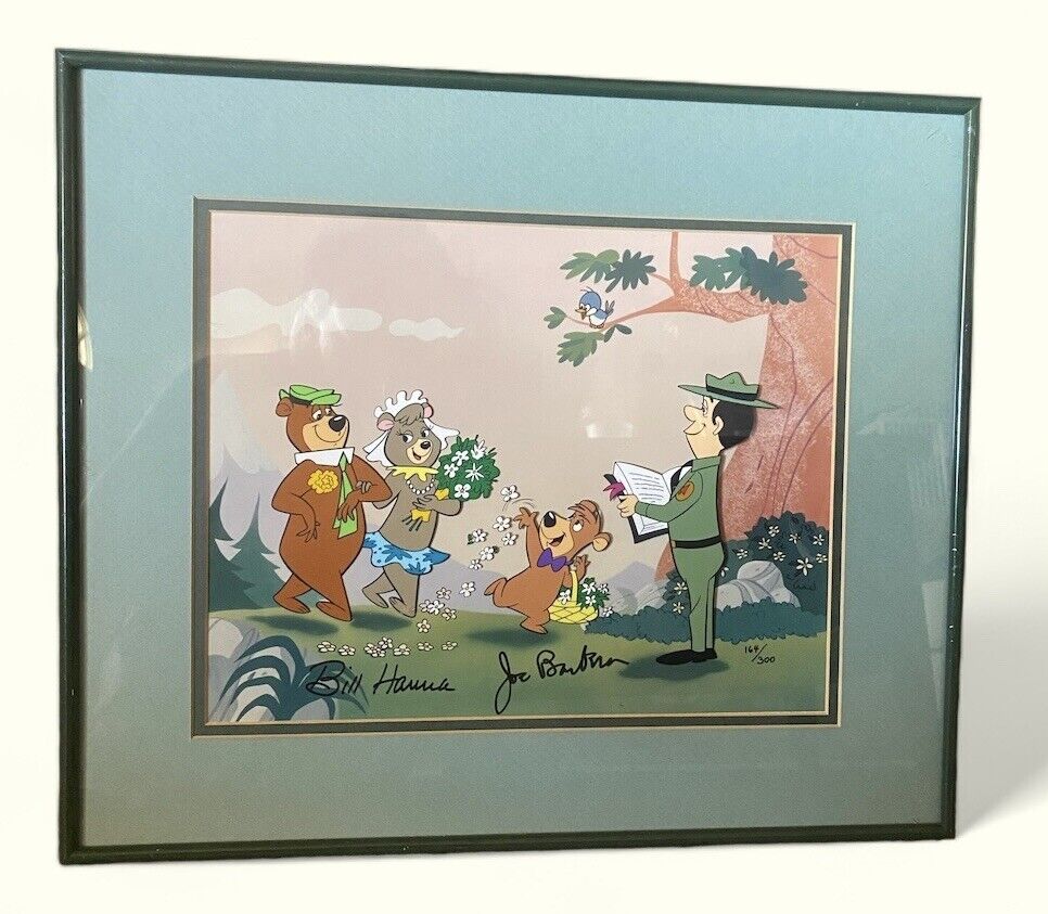 Signed Hanna-Barbera Animation CEL “Marriage Made In Jellystone” Limited Edition