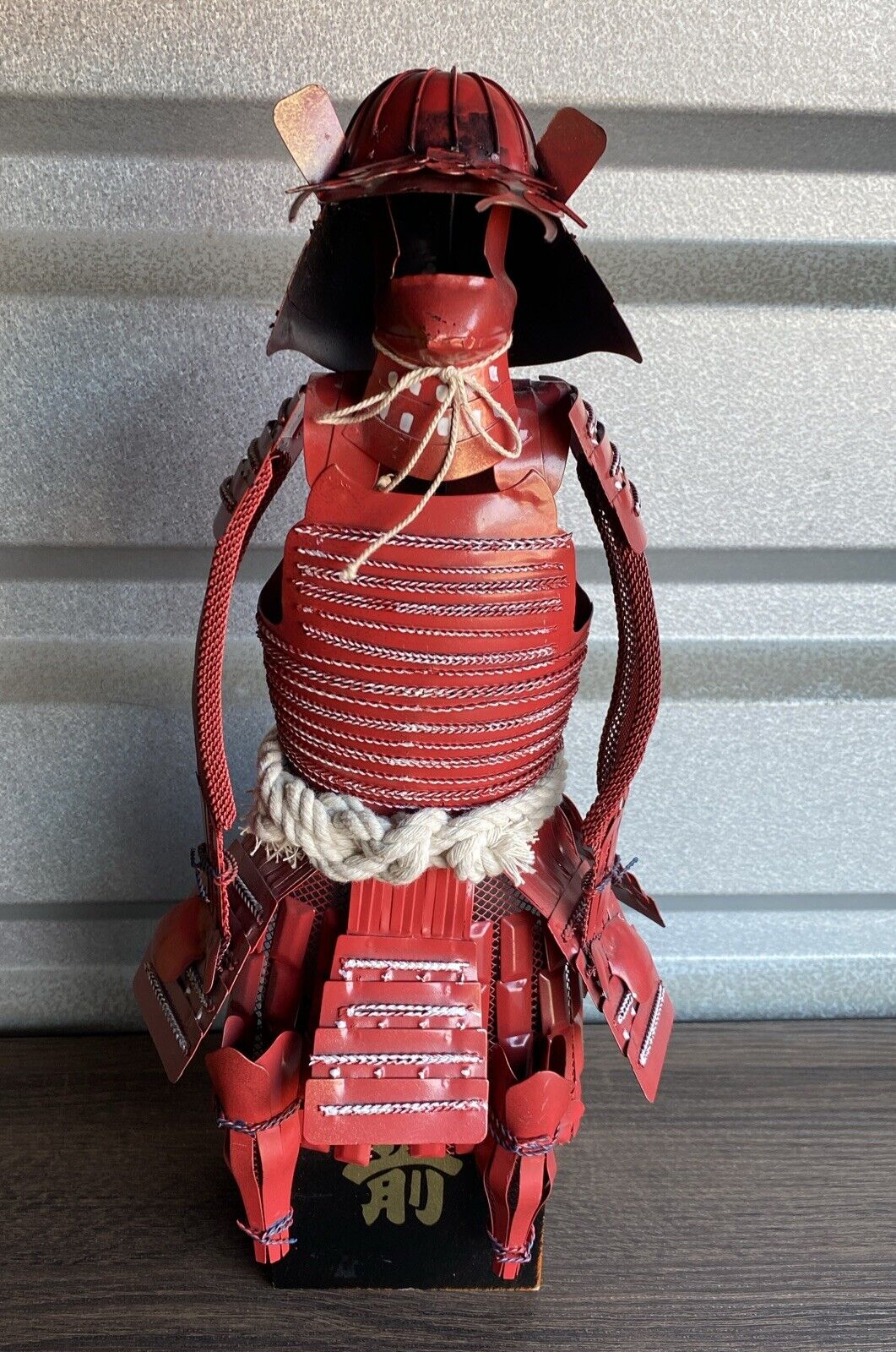 Handmade model, Japanese samurai armor Sanada Yukimura armor Vintage