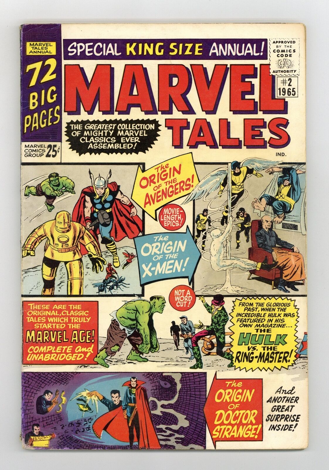 Marvel Tales #2 VG 4.0 1965