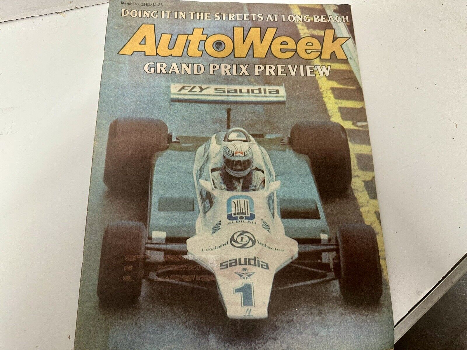 AUTOWEEK MARCH, 1981 GRAND PRIX PREVIEW At LONG BEACH and COMPETITION PRESS
