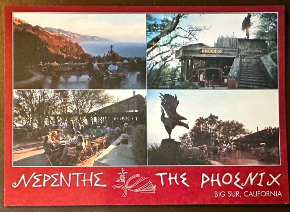 The Phoenix at Nepenthe - Highway One -Big Sur, California souvenir postcard