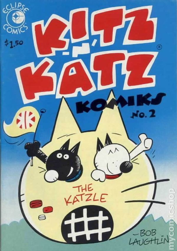Kitz \'N Katz Komiks #2 VF 1985 Stock Image