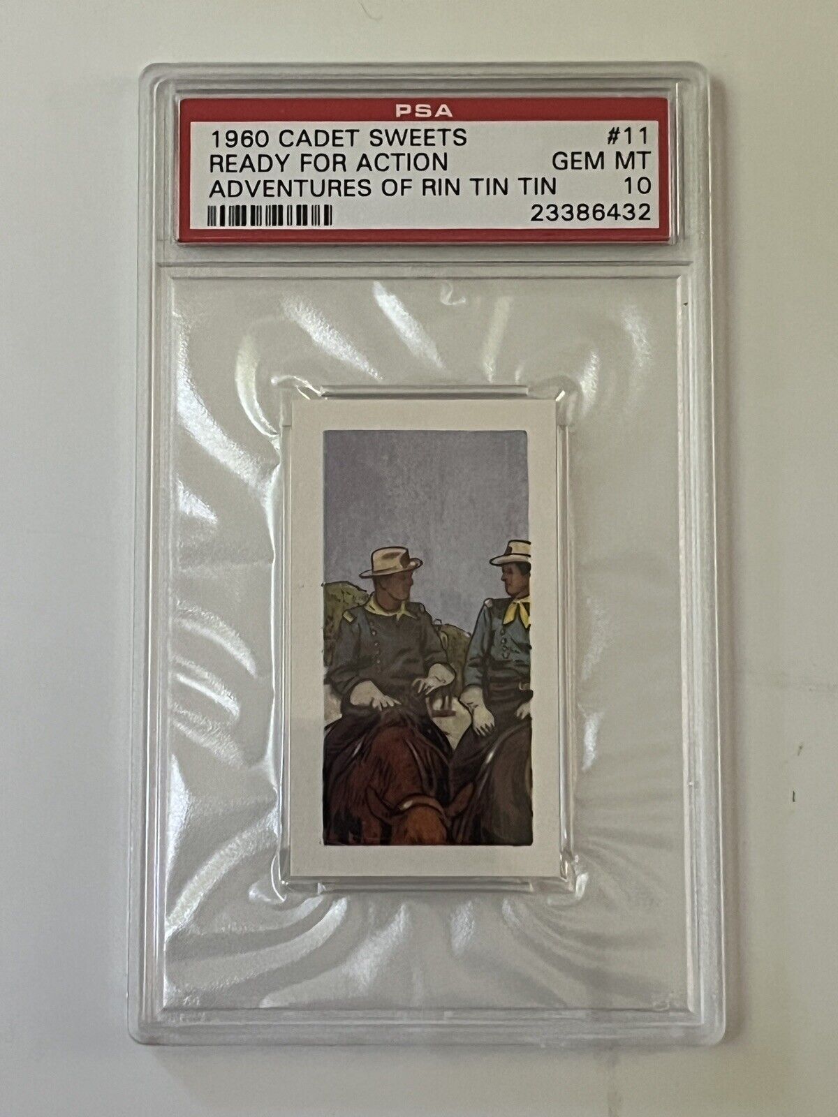 1960 Cadet Sweets Adventures Of Rin Tin Tin Ready For Action #11 PSA 10 GEM MINT