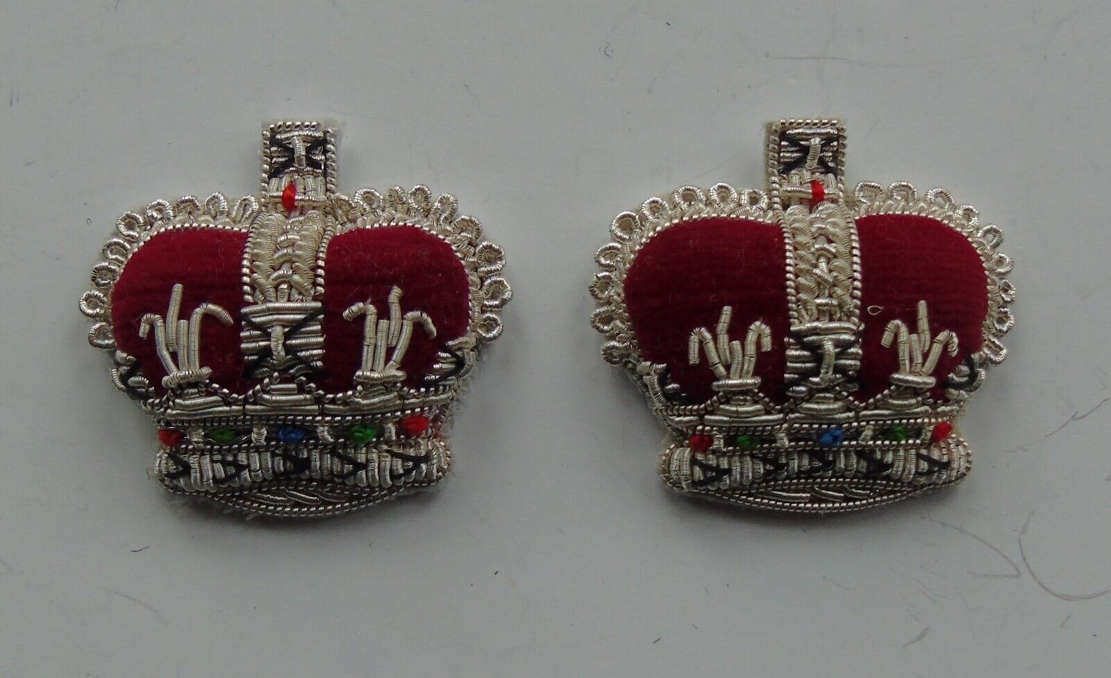British Army Household Division Embroidered/Bullion Majors Rank Crowns