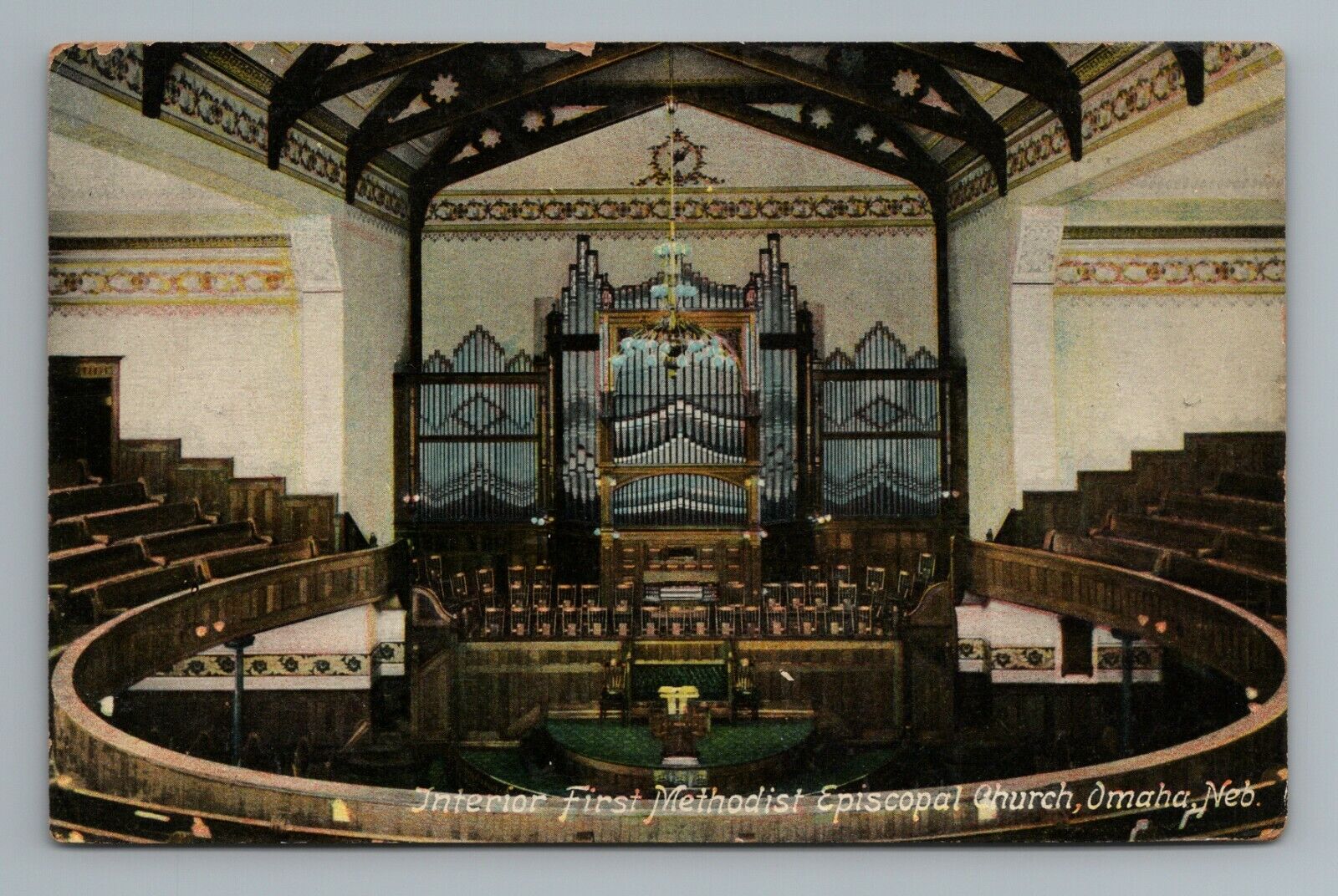 First Methodist Episcopal Church Omaha Nebraska Postcard