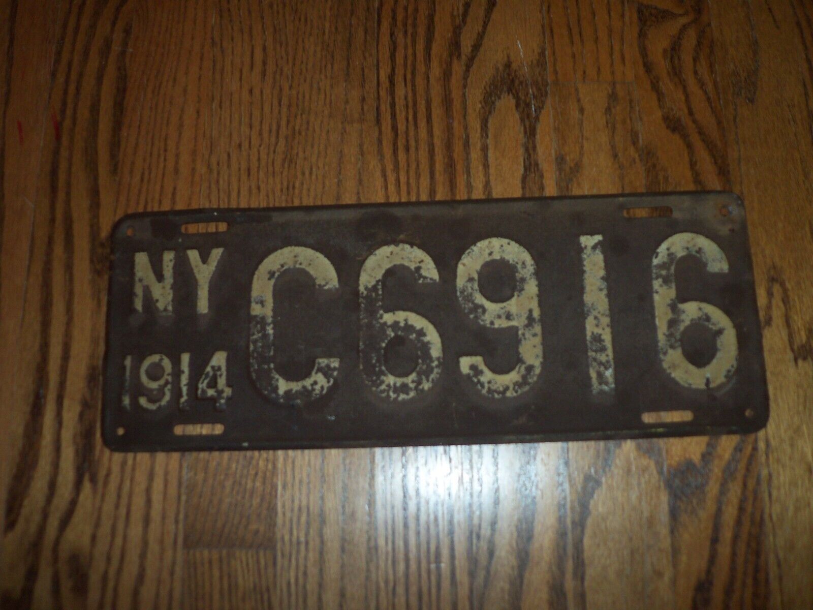 new york state 1914 license plate