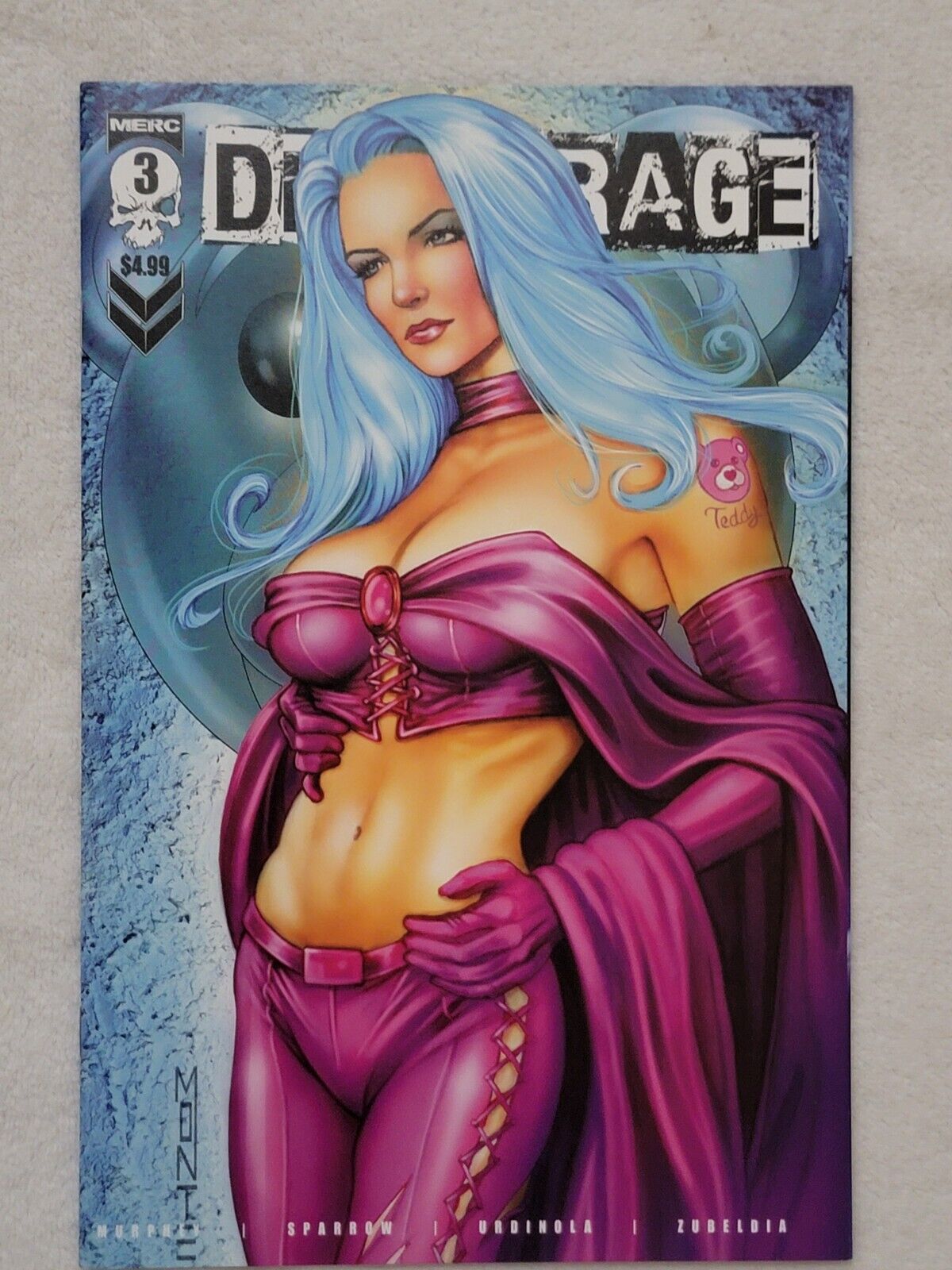 Deathrage #3 Cover  (Comic Book)  ♤