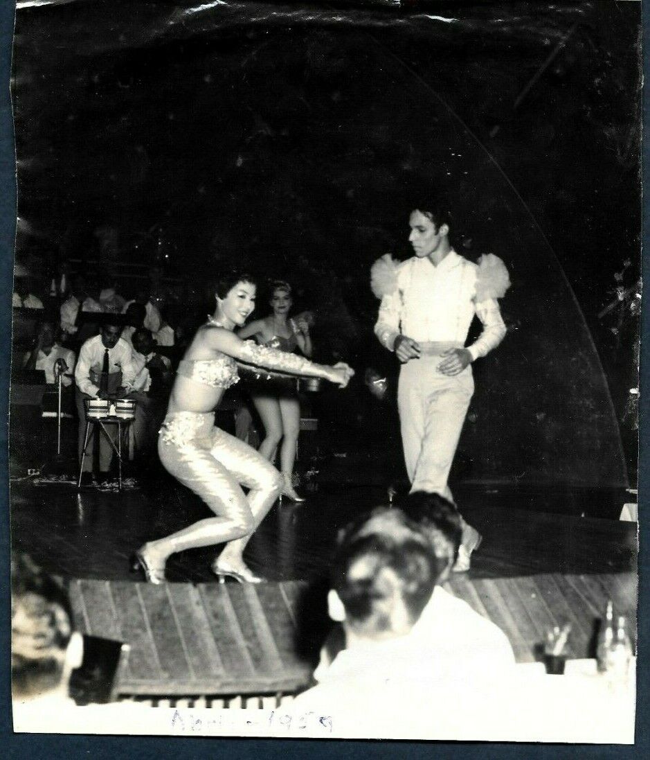 1959 NIGHT CABARET LIFE DANCERS EMILIA VILLAMIL & MIGUEL CHEKIS VTG Photo Y 165