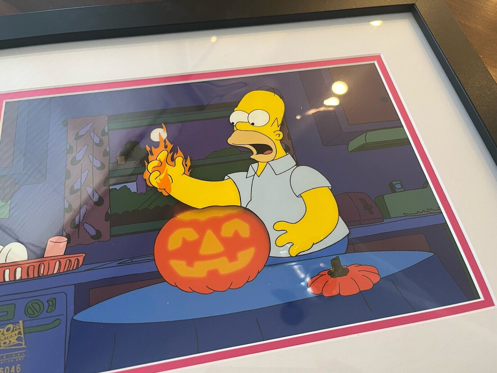 TREEHOUSE OF HORROR HOMER THE Simpsons DISNEY ORIGINAL ART CEL