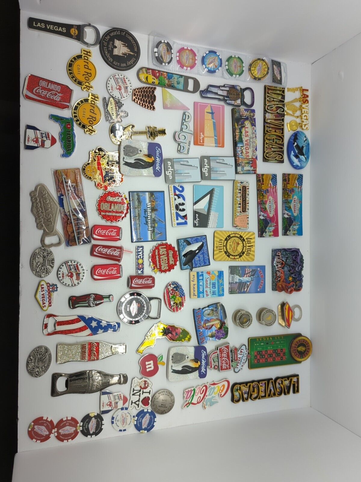 Lot Of 79 Travel Souvenir Magnets State City Country Attractions 