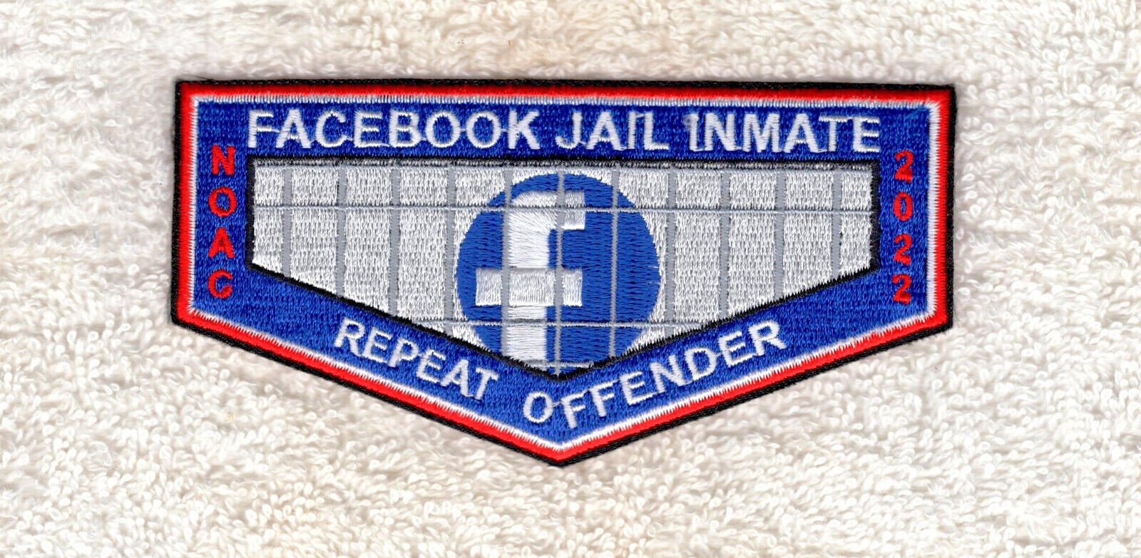 P2 213 oa bsa scouts NOAC 2022 /  FACEBOOK JAIL INMATE - REPEAT OFFENDER