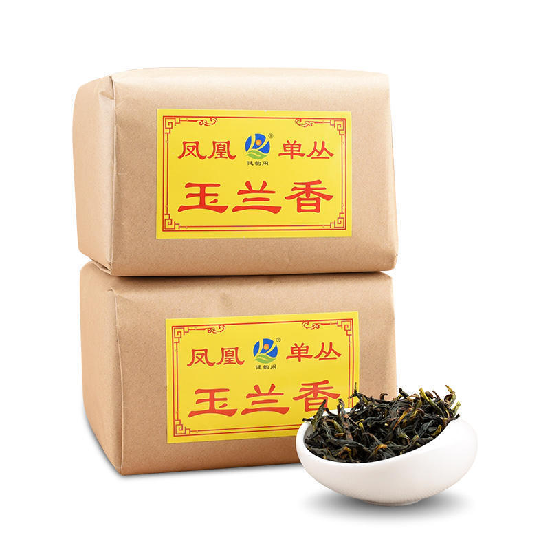 凤凰单枞茶玉兰香 清香型 凤凰单丛茶叶 乌龙茶 传统纸包500g Chinese tea Chaozhou Phoenix Single cluster tea