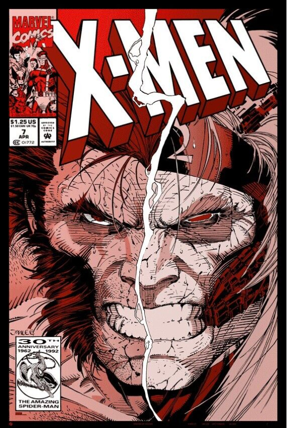 Mondo X-Men #7 Exclusive Jim Lee NYCC Foil Variant Screen Print **PRE-ORDER**