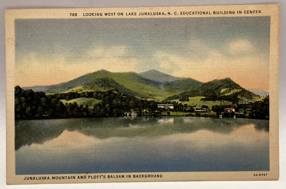 Lake Junaluska Mountain & Plott\'s Balsam, Educational Building, NC Postcard