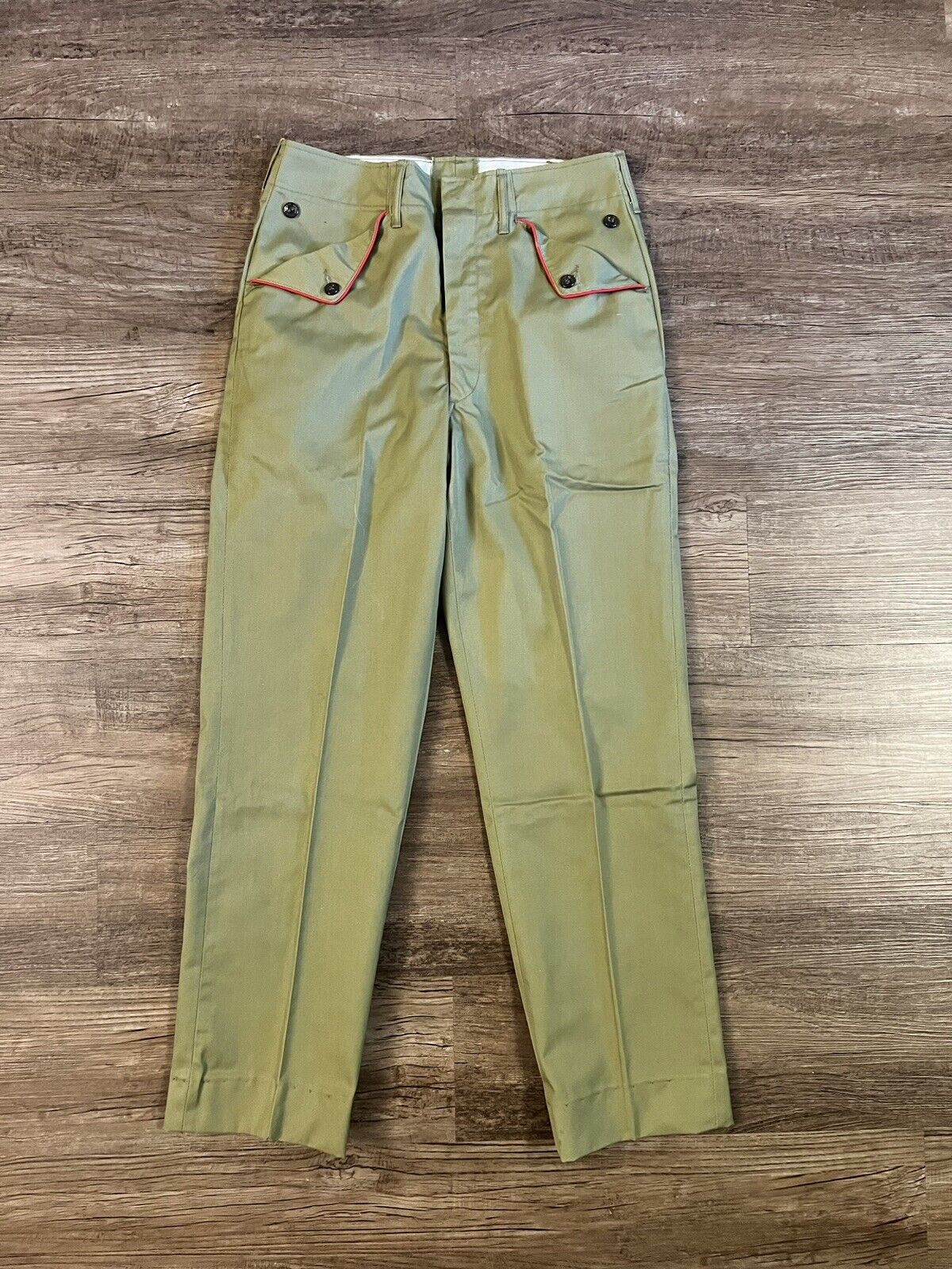 Vintage 1960s BSA Boy Scouts of America OFFICIAL uniform pants size 28 D15
