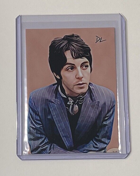 Paul McCartney Limited Edition Artist Signed The Beatles Trading Card 3/10