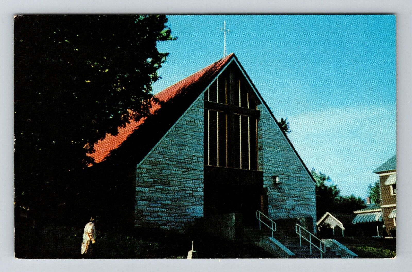 Kenova WV-West Virginia, First Presbyterian Church, Religion, Vintage Postcard