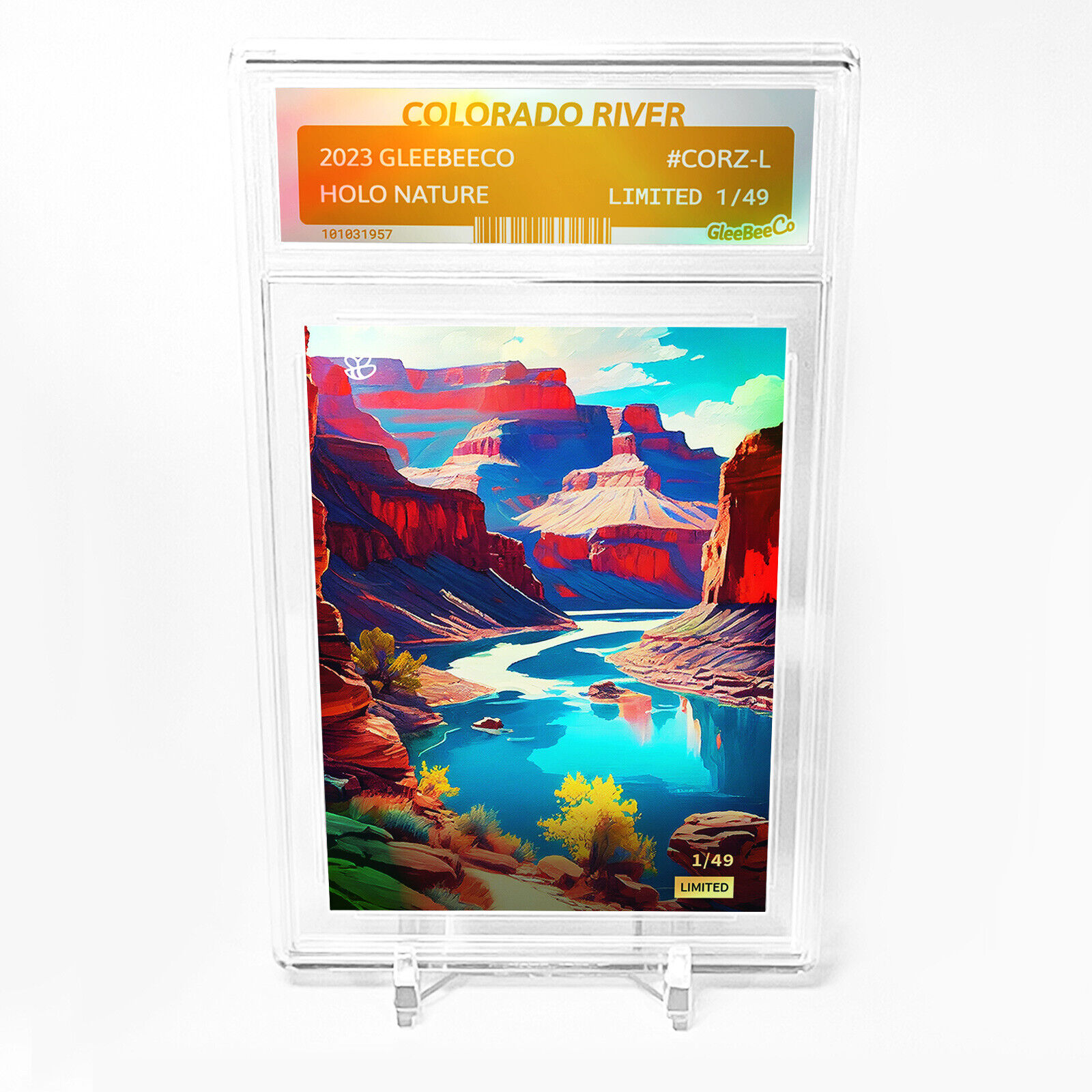 COLORADO RIVER Arizona Grand Canyon Card GBC #CORZ-L /49