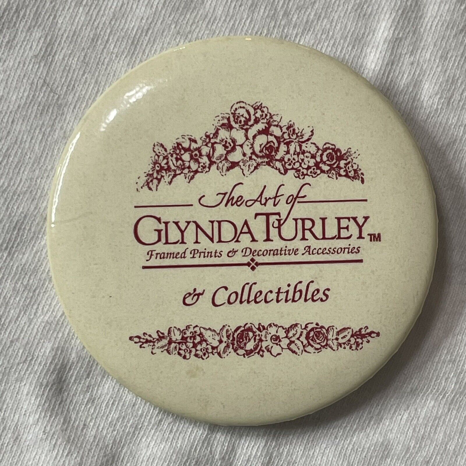 The Art Of GLENDA TURLEY Collectibles Pinback Button B010