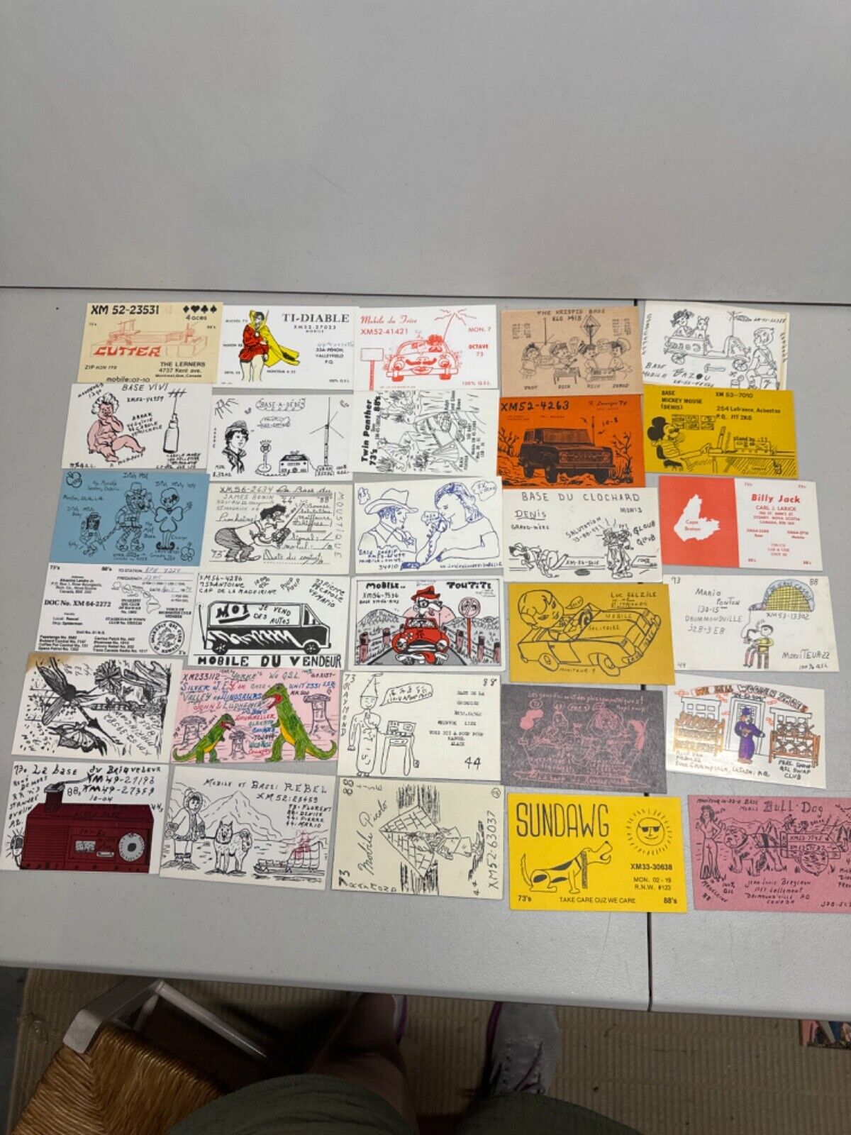 QSL Radio Cards Lot of 30 Lot # 23