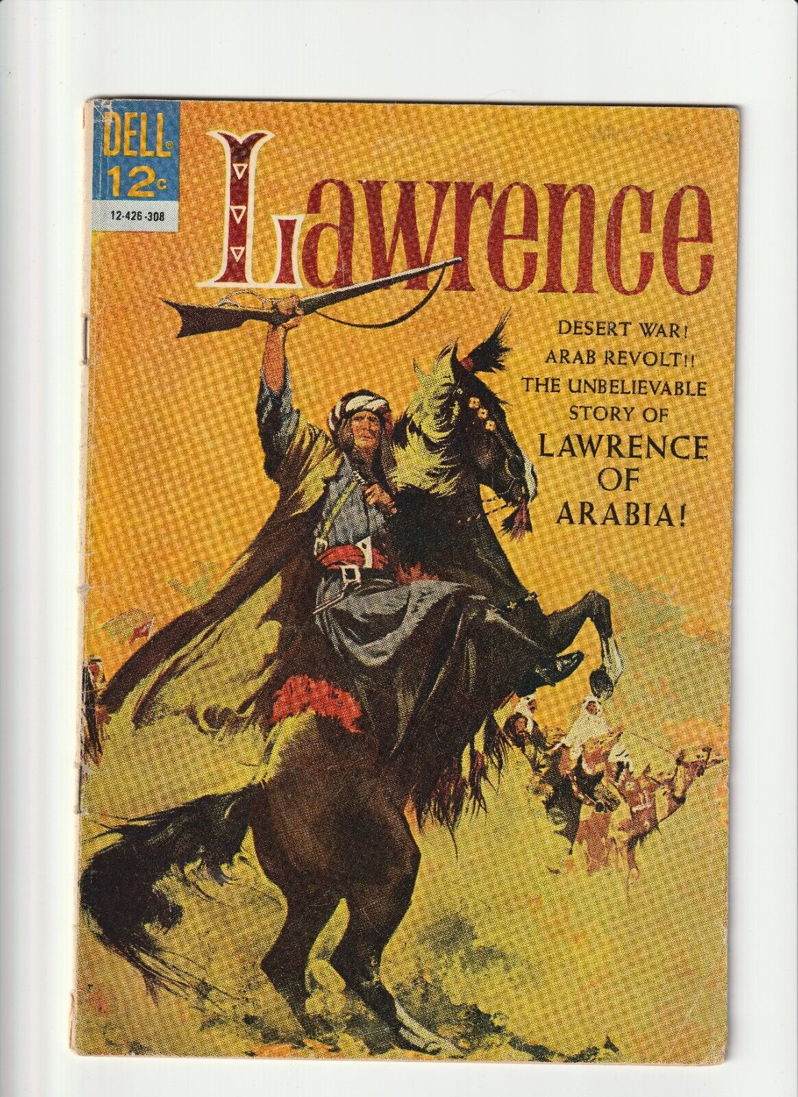 Lawrence (of Arabia) #12-426-308 Dell 1963 Movie Adaptation Good